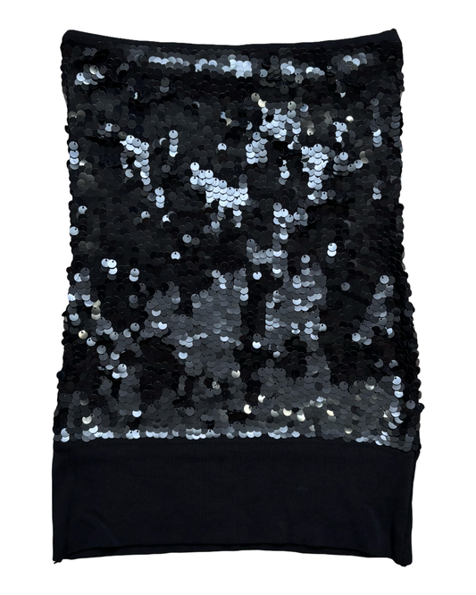 Y2K Sequin Tube Top | Size S