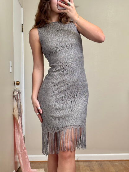 Be Smart 90's Fringe Dress | Size S