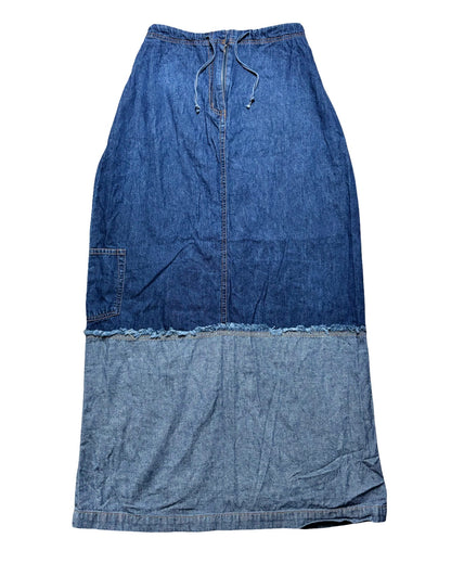 Denim 90’s Maxi Skirt | Size 30” Waist