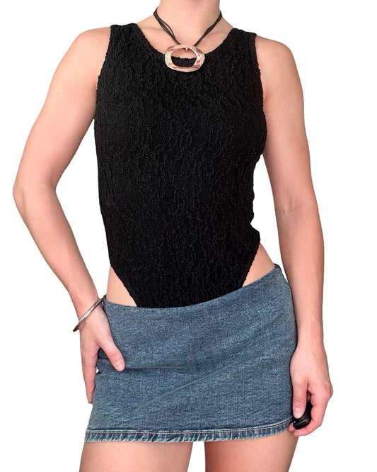 Lace 90's Bodysuit | Size XS