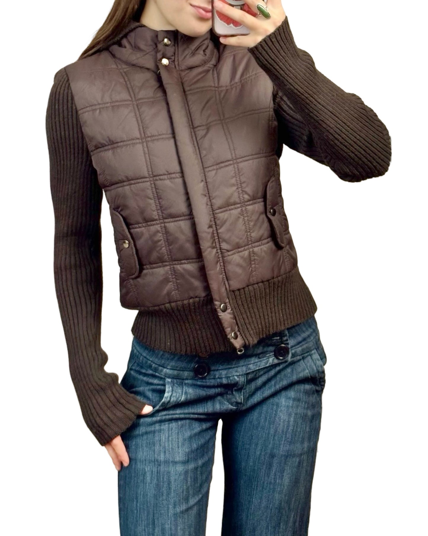 Takeout 00's Puff Zip Up | Size L