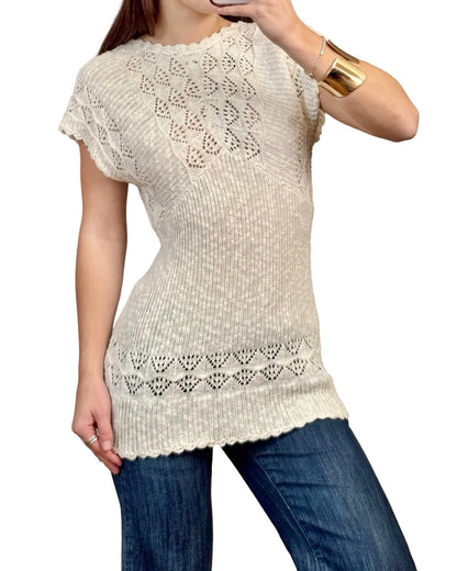 Axcess 00's Crochet Top | Size M