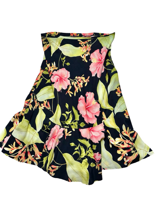 Floral 00’s Midi Skirt | Size 29” waist