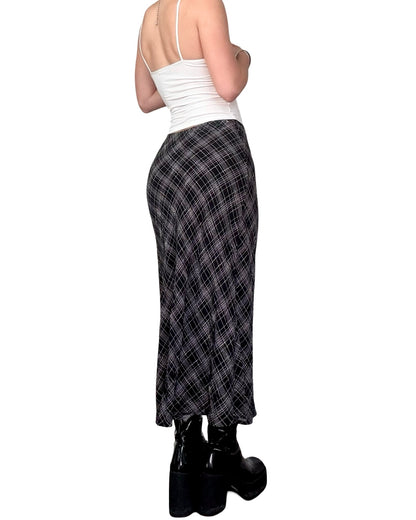 Ellen Tracy 90's Plaid Skirt | 26" Waist