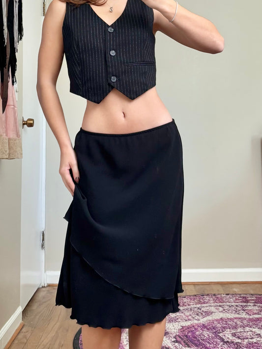 Tiered 90's Skirt | Size 27" Waist