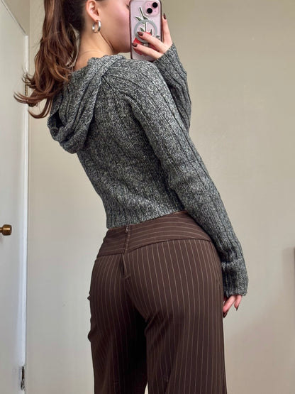 Grey 00's Knit Pullover | Size S