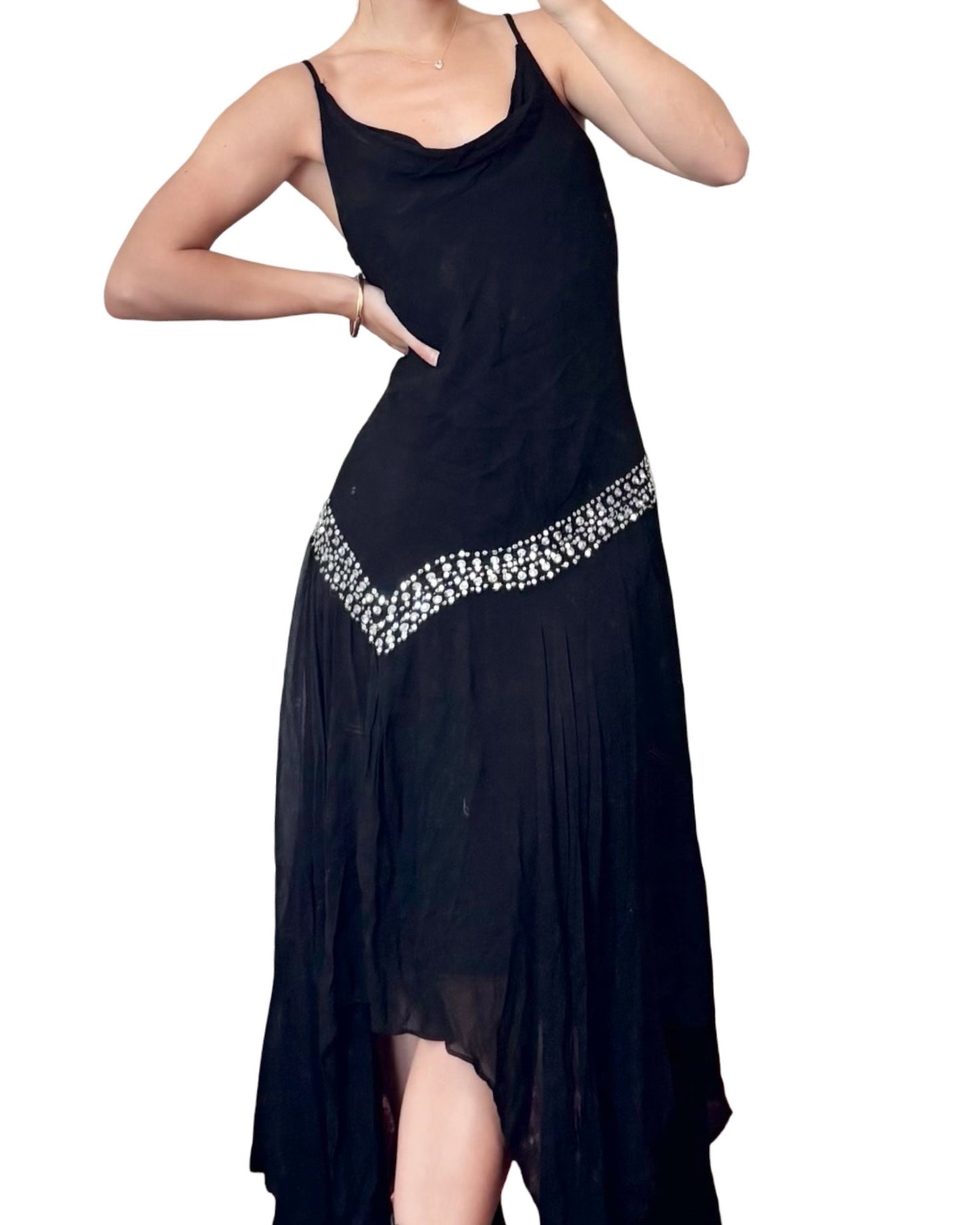 Metro Style 00's Asymmetric Dress | Size XL