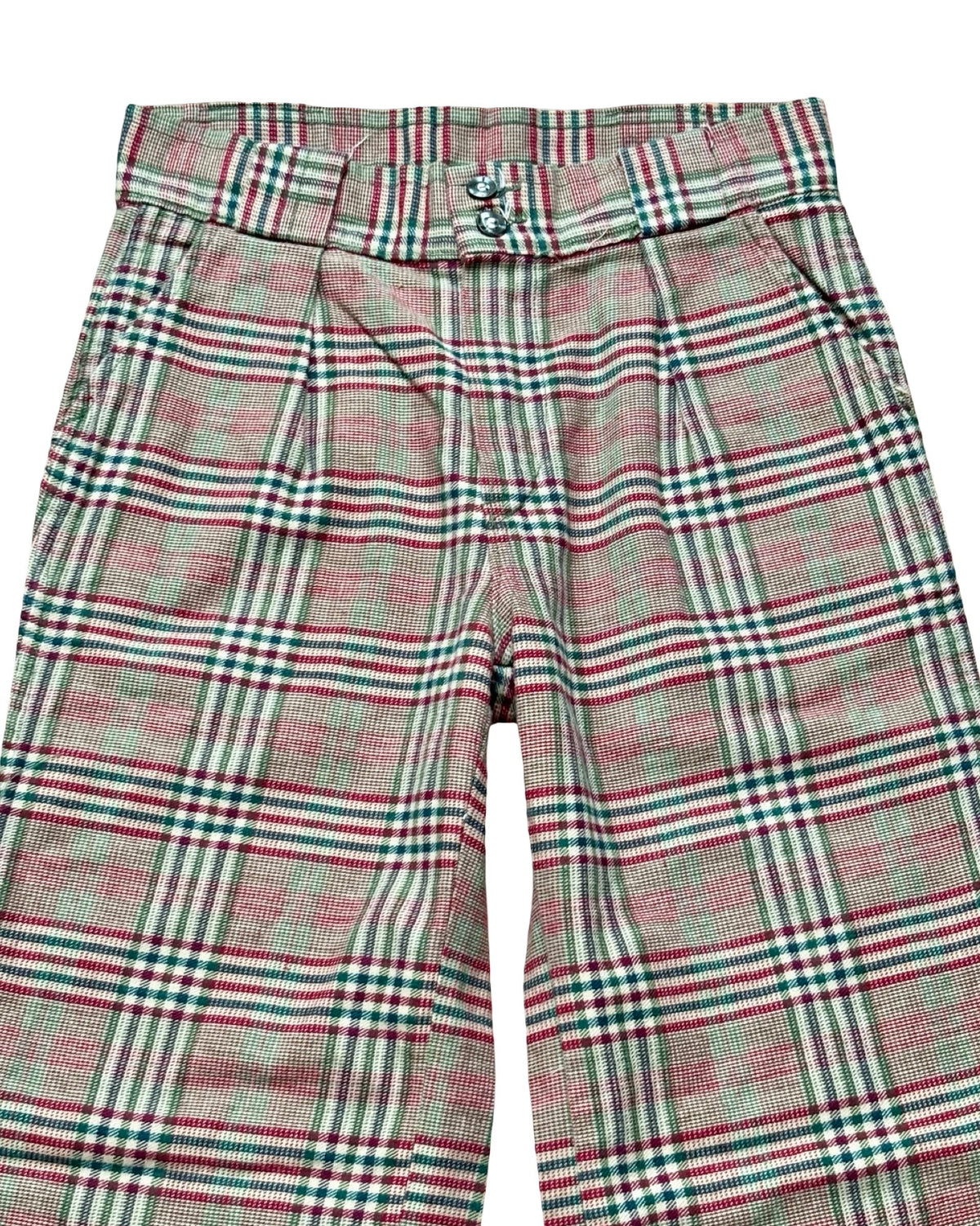 Plaid 70’s Pant | Size 28” Waist
