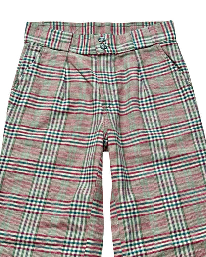 Plaid 70’s Pant | Size 28” Waist