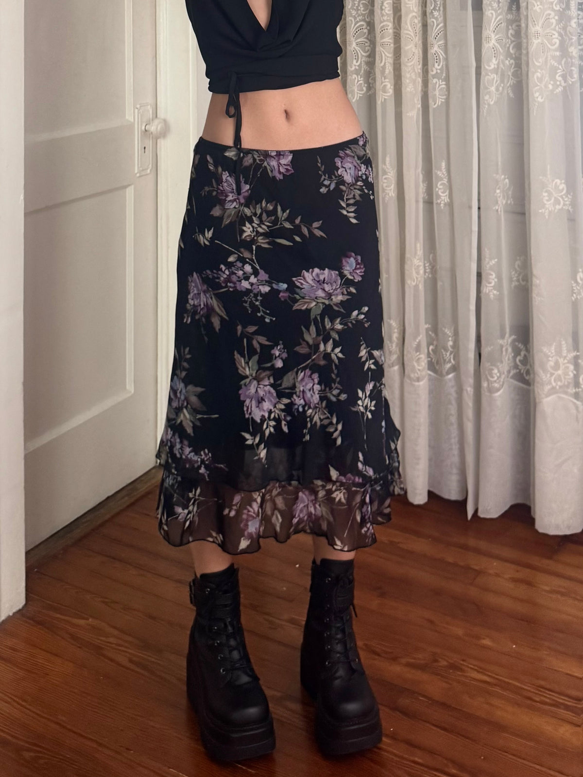 Y2K Midi Skirt | Size PS