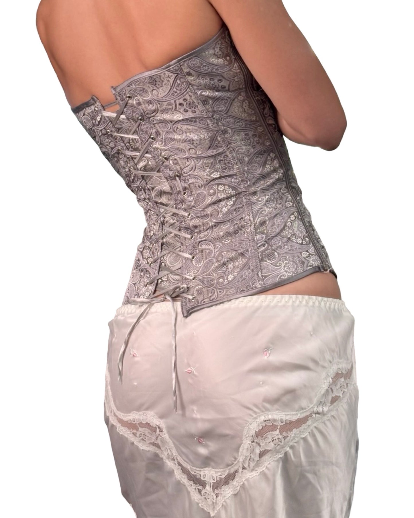 Printed Purple Corset | Size XS