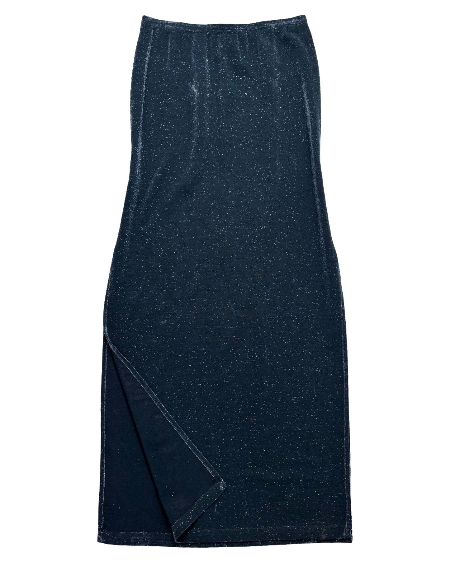 Shimmer 90’s Maxi Skirt | 27” waist