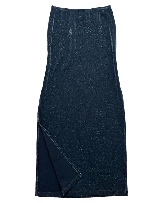 Shimmer 90’s Maxi Skirt | 27” waist