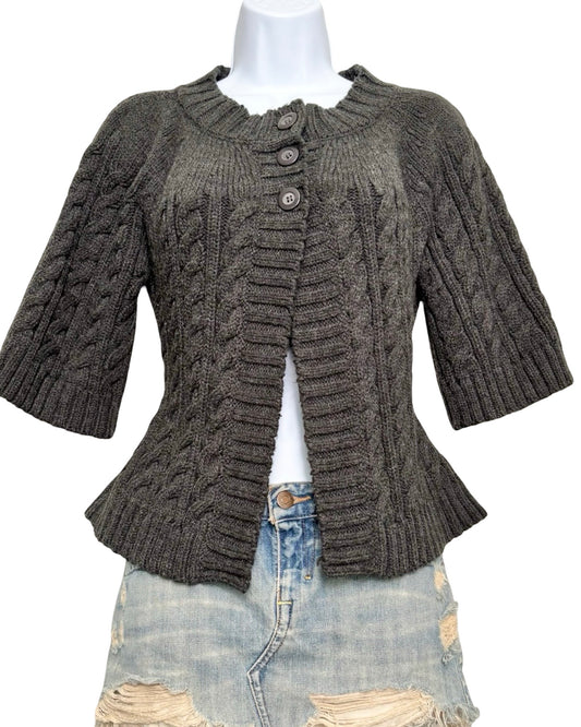 Ab Studio 00's Button Knit | Size M