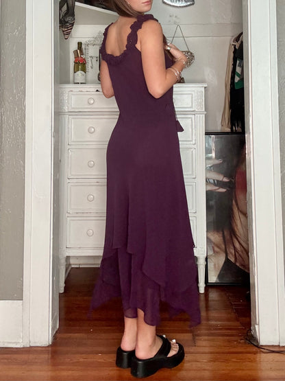 Floral Embellished 00's Dress | Size 4