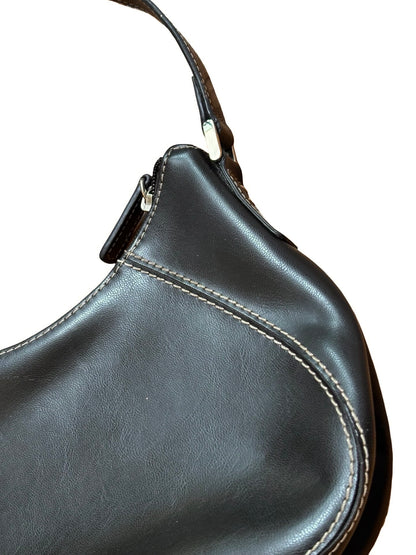 Liz 90's Stitched Leather Purse