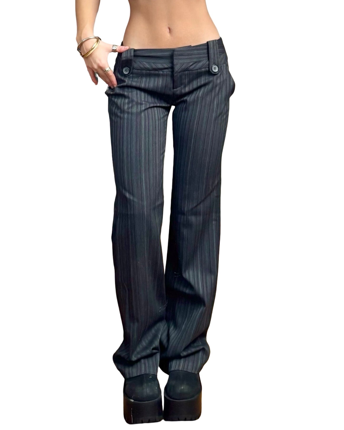 My Michelle 00's Pinstripe Pant | Size 28" Waist