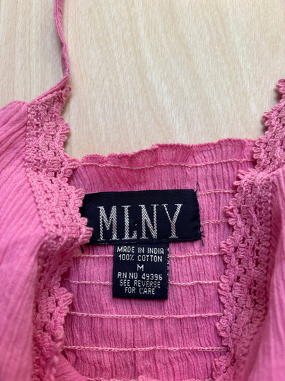 Pink 00’s Lace Mini Dress | Size M