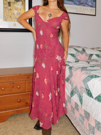 Jones Floral Silk Maxi | Size M/L
