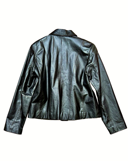 Preston & York 90’s Leather Blazer | Size PS