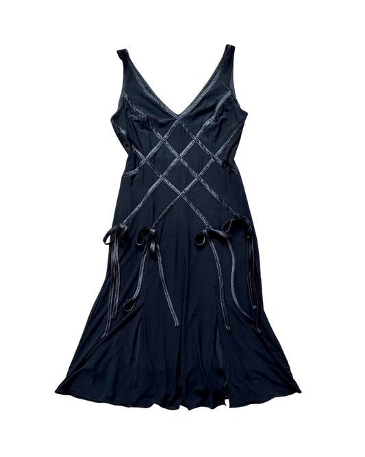 Papéll 90’s Ribbon Midi Dress | Size XL
