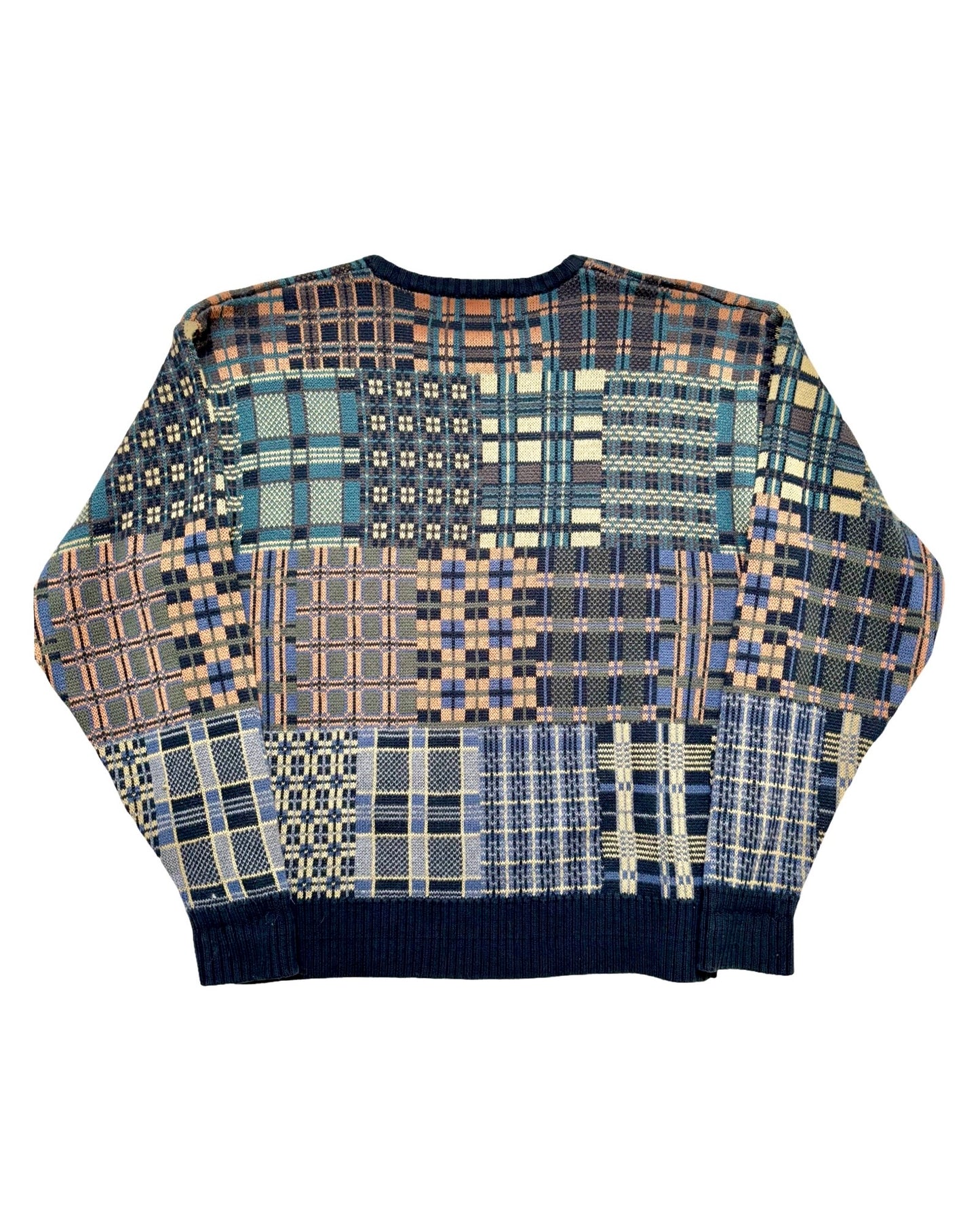 Patchwork 90’s Sweater | Size M