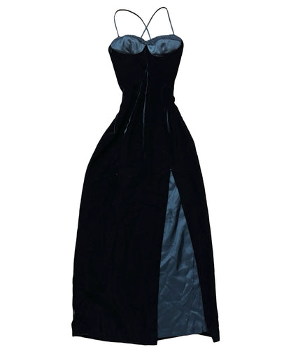 Rimini 90's Velvet Dress | Size 2