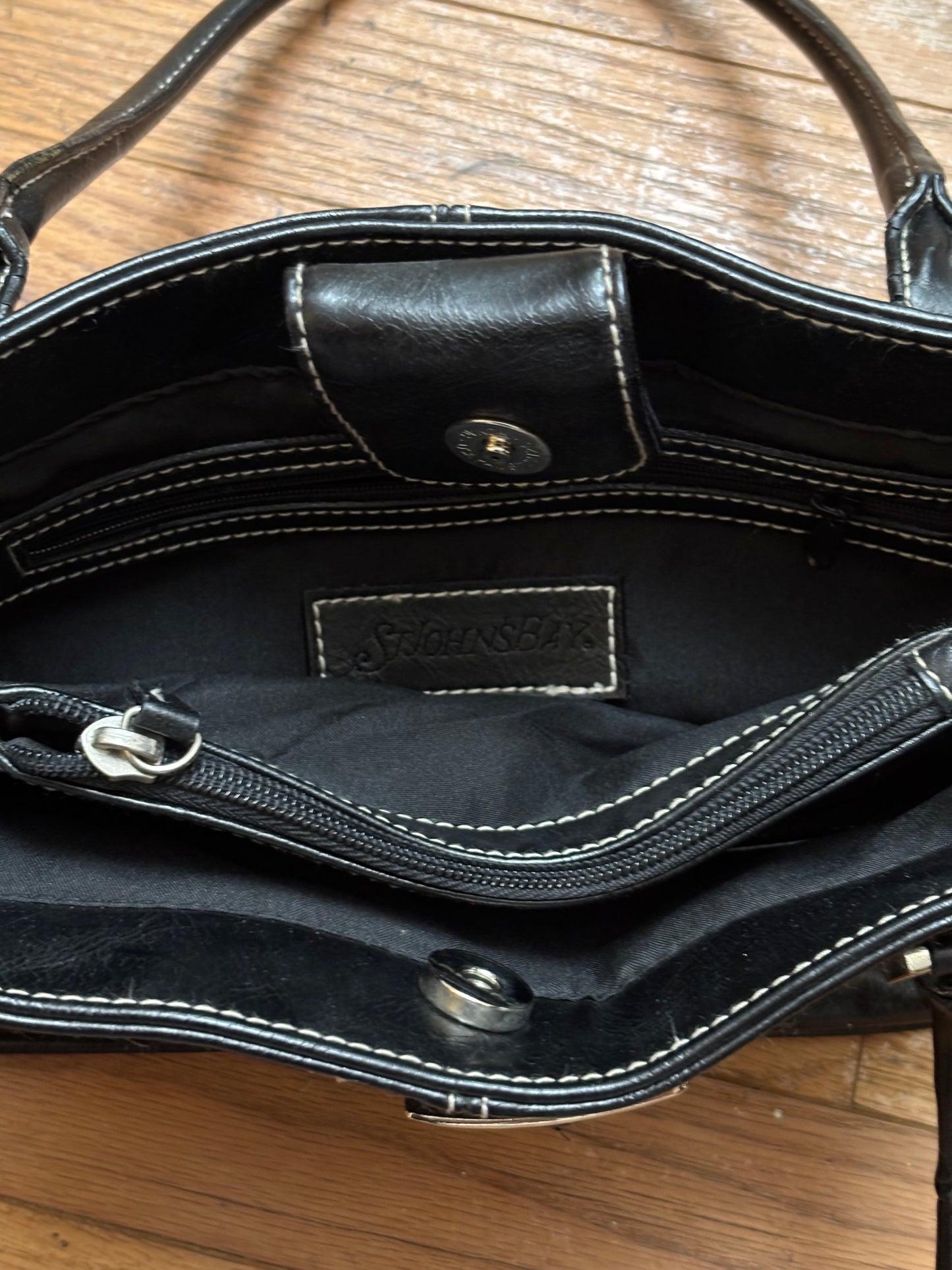 Black 00's Leather Purse
