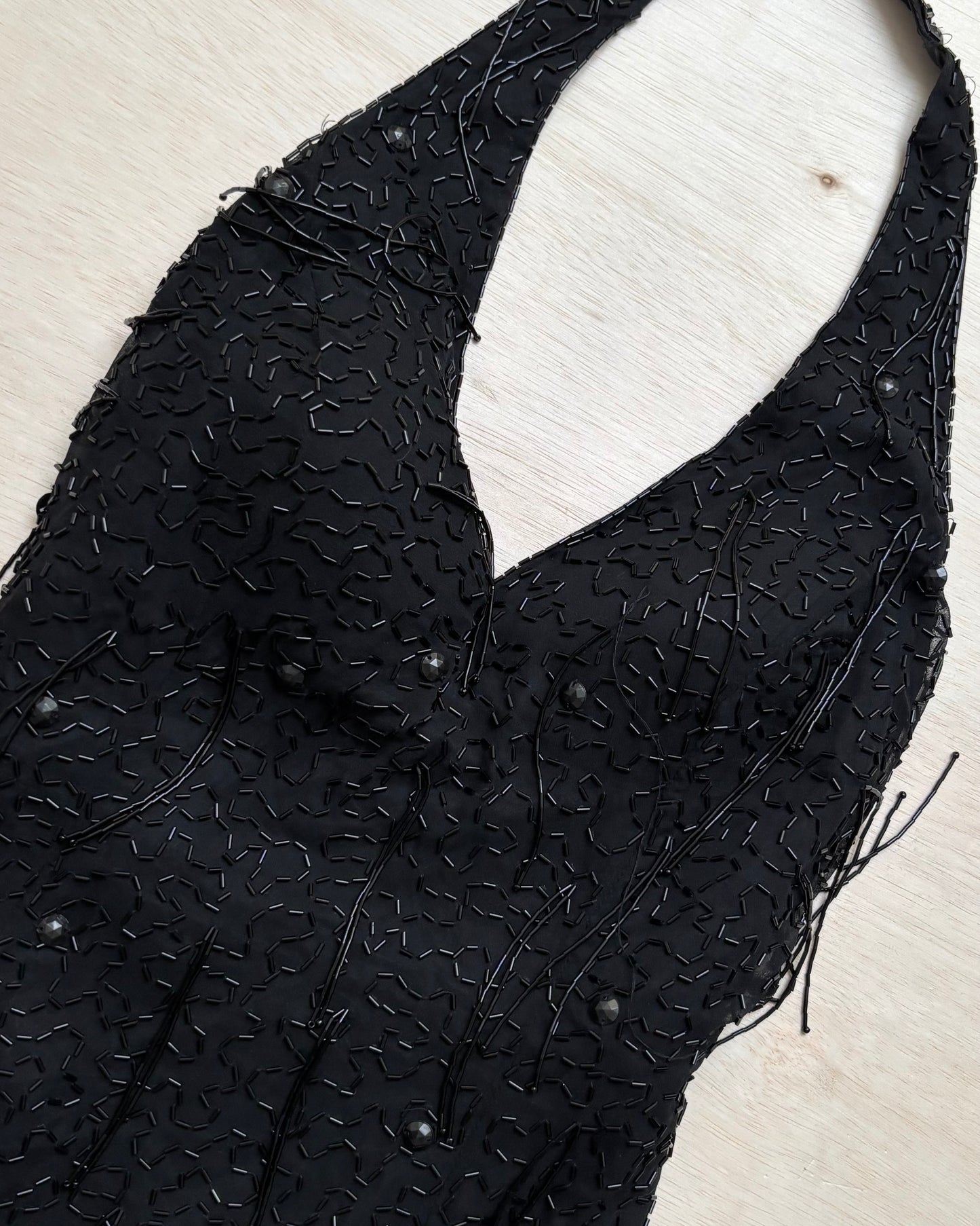 Niteline Silk Beaded Gown | Size 4
