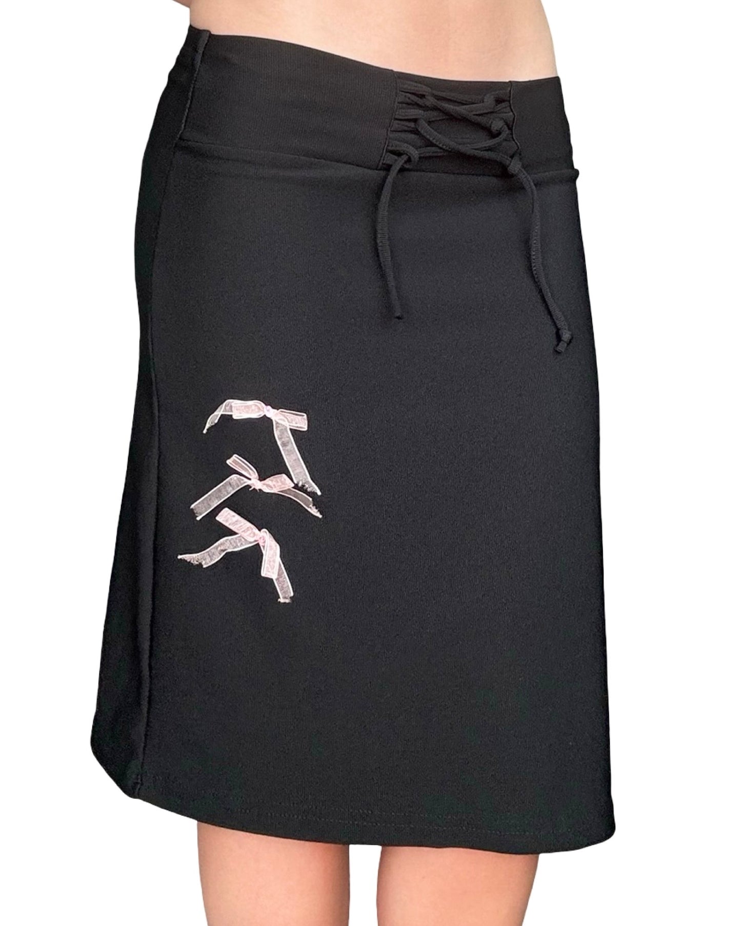 Lace Up 90's Skirt | Size 26" Waist