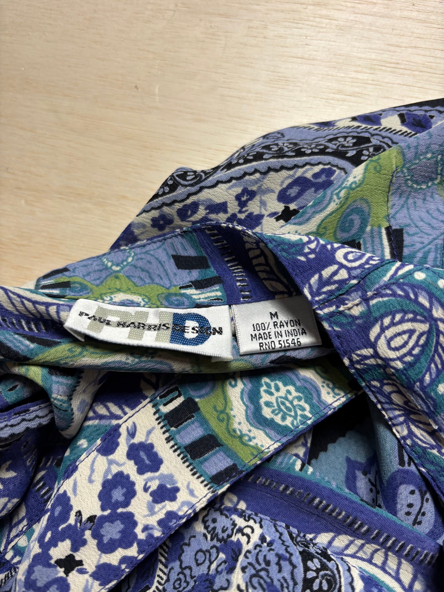 Blue 90’s Wrap Skirt | Size 28” waist