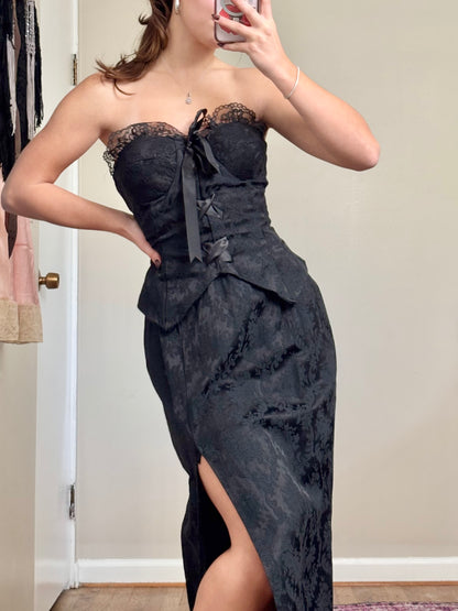 Roberta 90's Corseted Dress | Size M