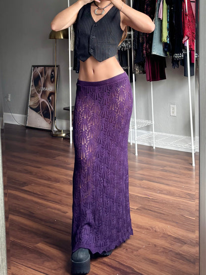 Crochet 00's Skirt | Size 32" Waist
