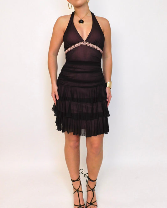 Y2K Mesh Party Dress | Size S