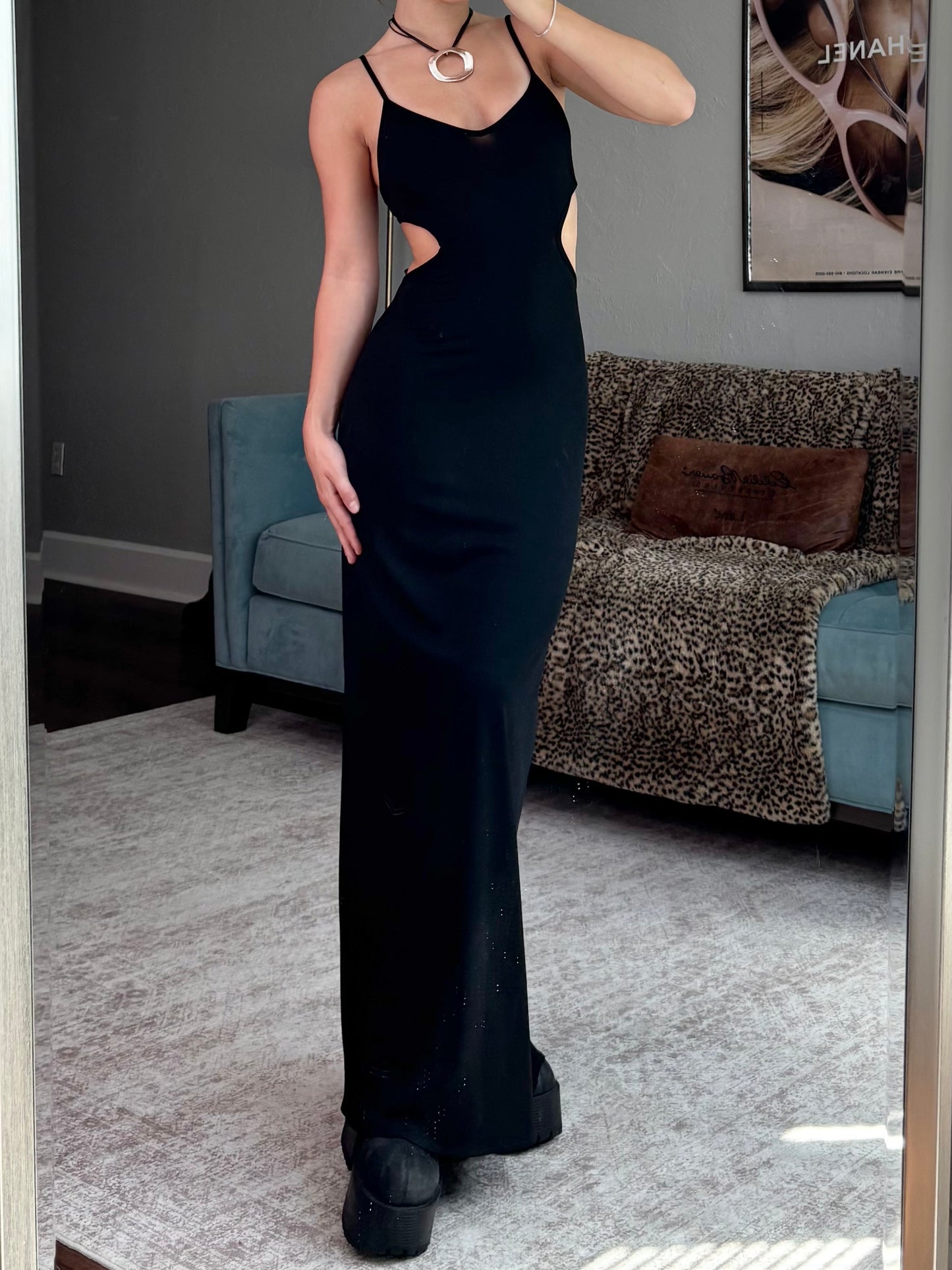 Bebe Moda 90's Backless Dress | Size S