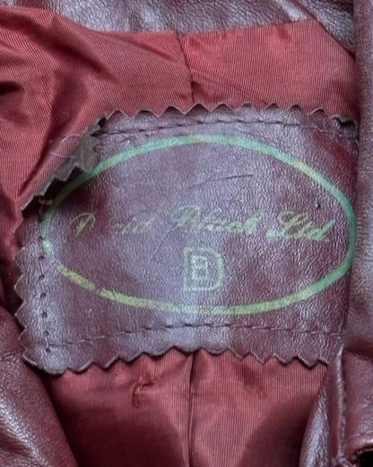 David Black 90's Leather Trench | Size M