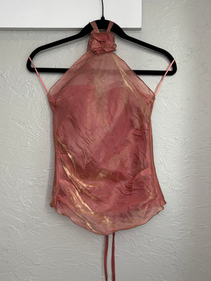 Iridescent 90's Halter Corset | Size S