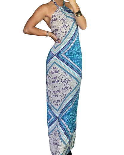 Venus Y2K Halter Dress | Size M