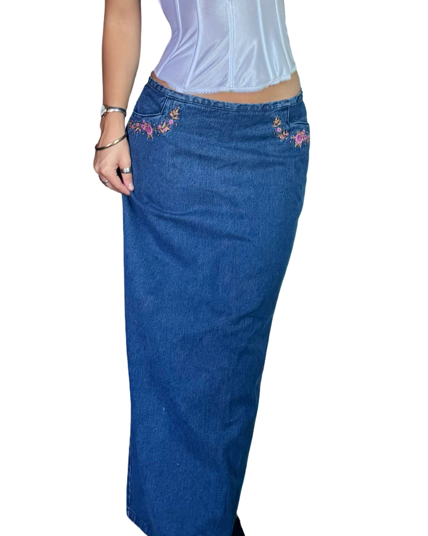 Brooker 90’s Jean Skirt | Size 30” waist