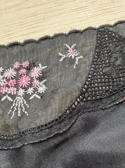 Vae 80’s Embroidered Slip Dress | Size L