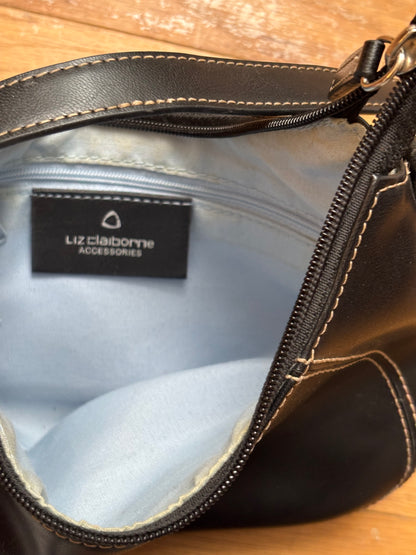 Liz 90's Stitched Leather Purse