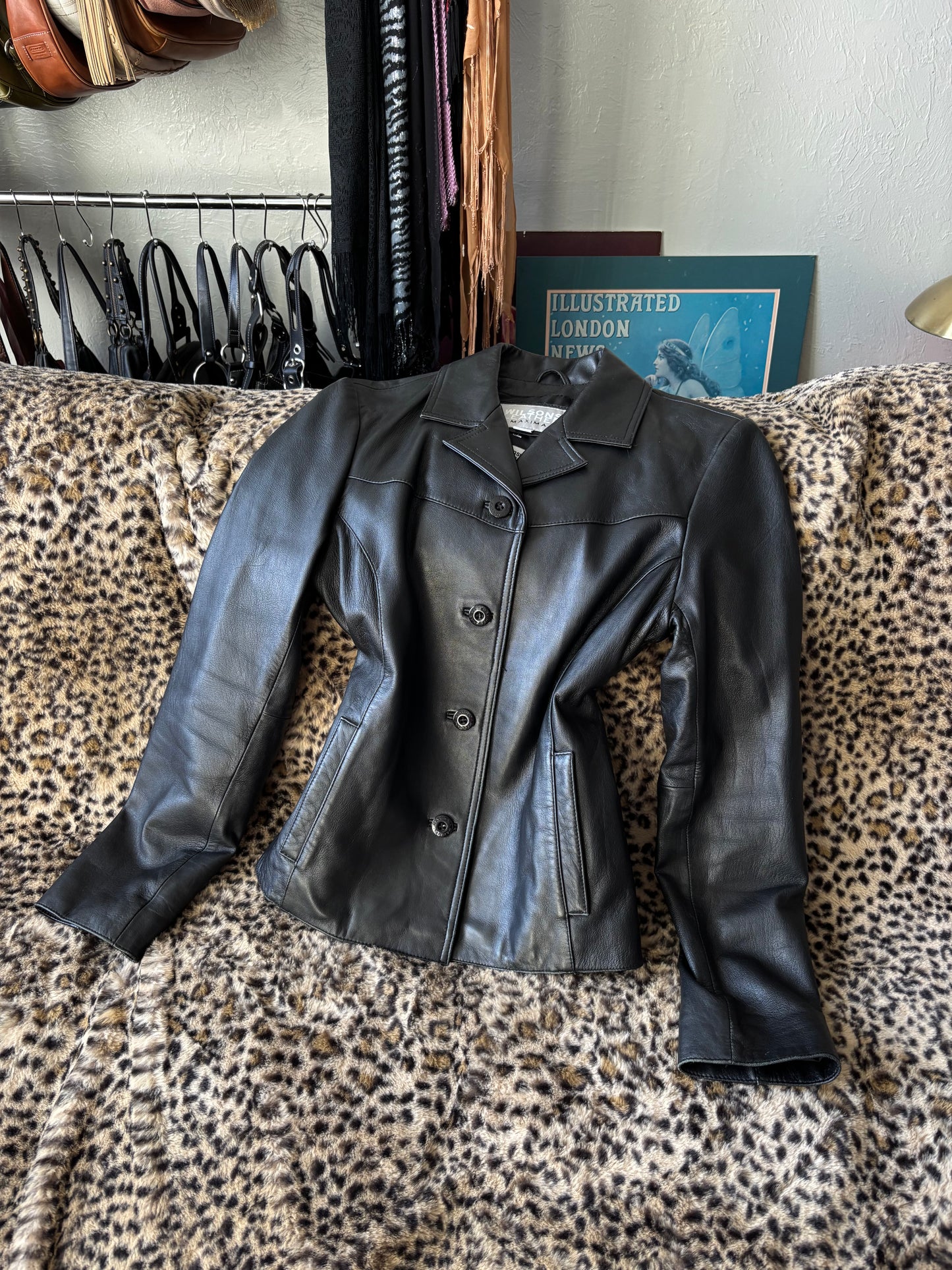 Wilson's 90's Leather Blazer | Size M
