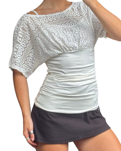 Heartsoul 00’s Crochet Top | Size M