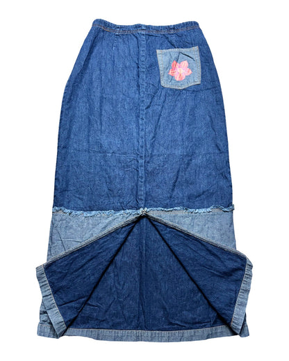 Denim 90’s Maxi Skirt | Size 30” Waist