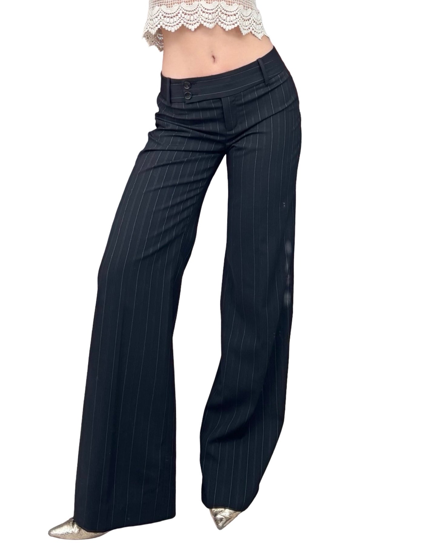 Ann Taylor 00's Pinstripe Pant | Size 0