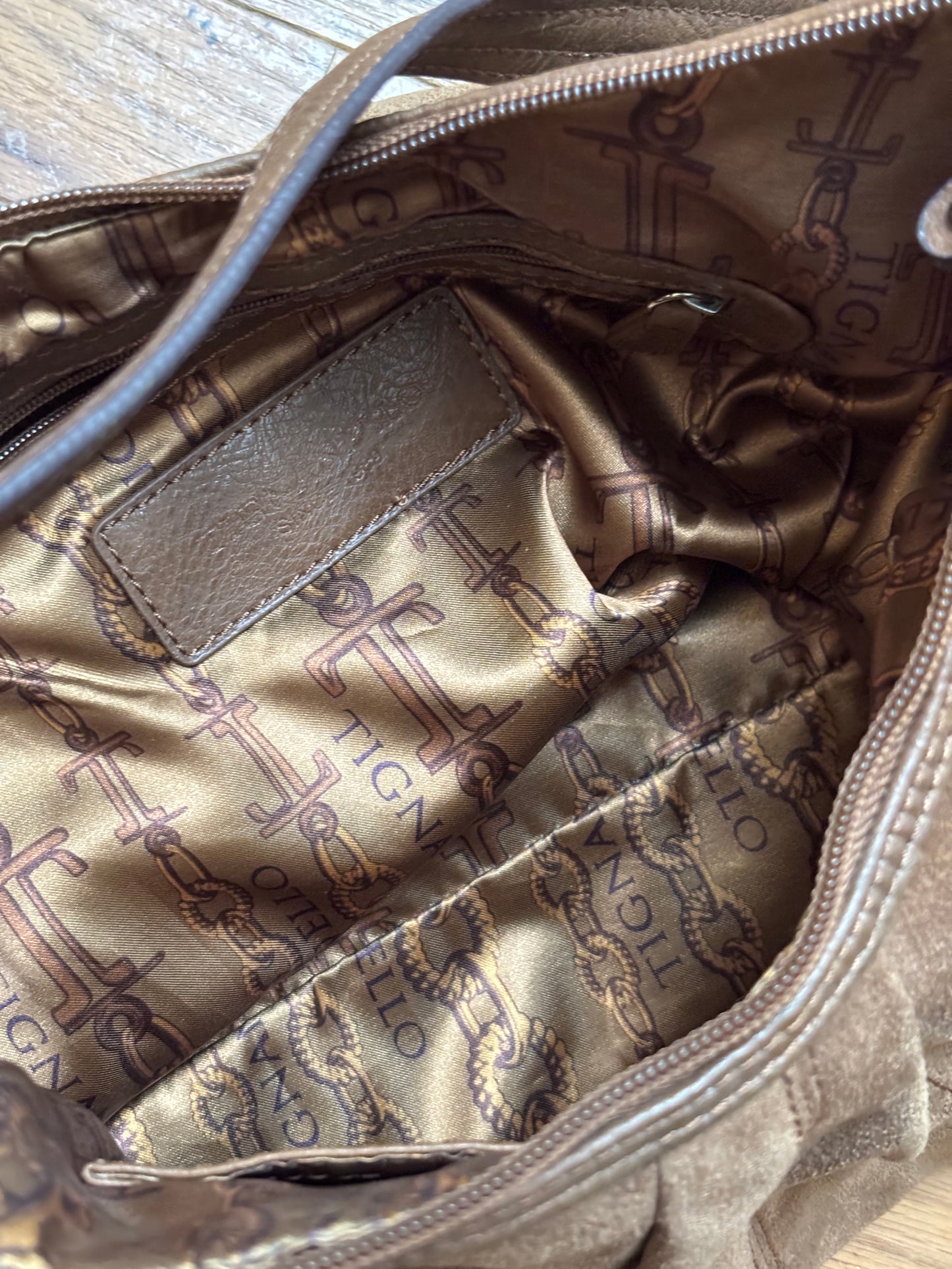 Brown 90's Suede Purse