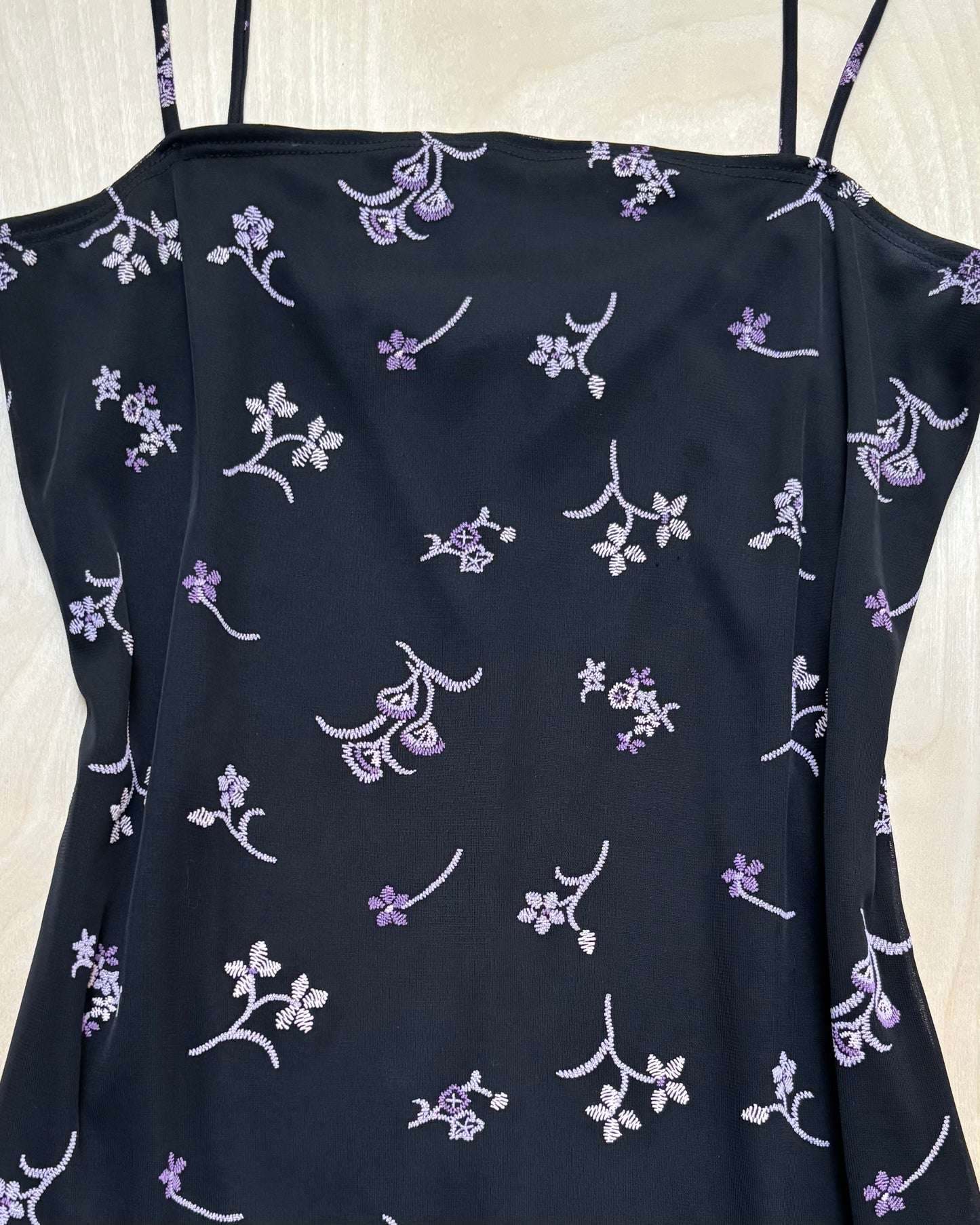 Flower 90’s Maxi Dress | Size M-L