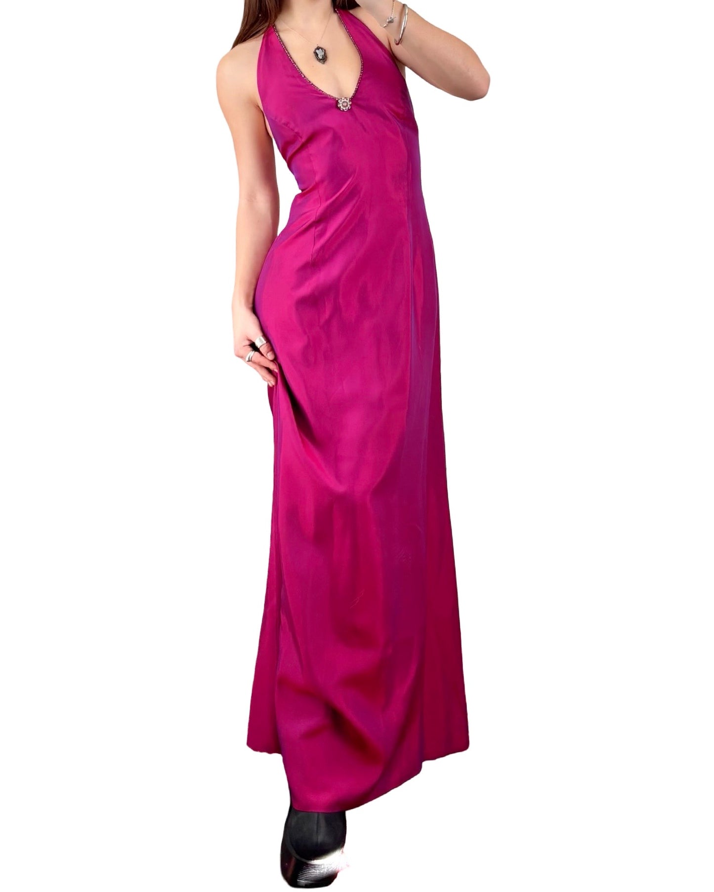 JM for Gunne Sax 90's Iridescent Gown | Size 7