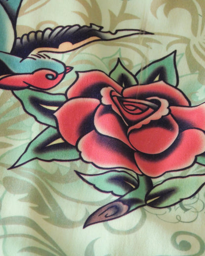 Tattoo Ruched Blouse | Size S