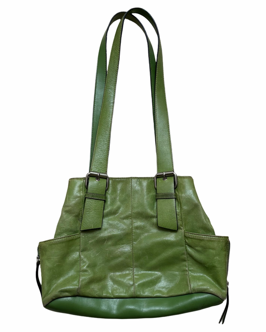 90’s Green Leather Bag